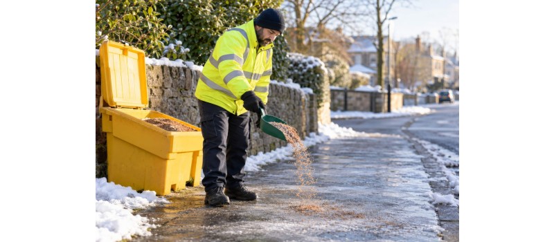 How to Choose the Right Grit Bins, Rock Salt and Spreaders for Winter Maintenance