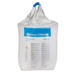 1 Tonne / 1000 kg Technical Grade Calcium Chloride Flake 77-80%