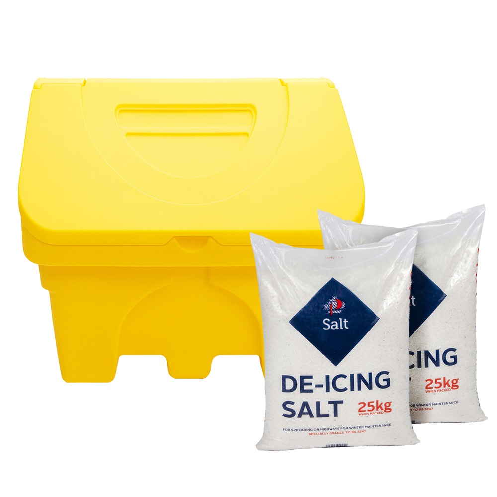 EverTough 200 Litre Lockable Grit Bin with Salt