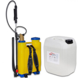 Viaform Non-Corrosive Liquid De-Icer - 15 Litre Jerry Can & Backpack Sprayer Kit